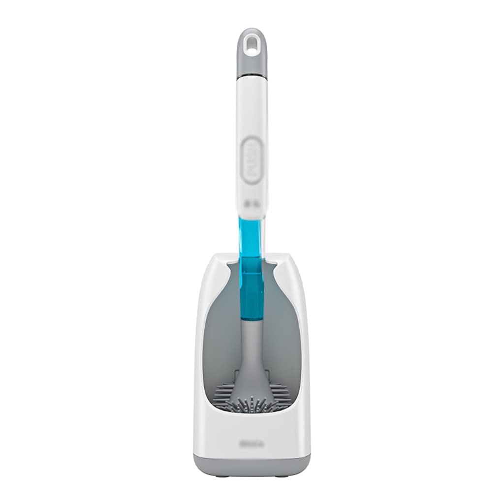 Scopino per WC Spazzola for la lavagna for la spazzola for uso domestico WC a muro Brush Brush Brush Brush Bagno Spazzola for la pulizia della toilette in silicone morbido 360 ° Nessuna pennello del w