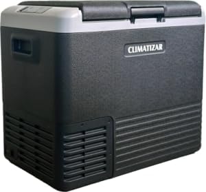 Geladeira Portátil Climatizar 40 Litros 12v 24v 110v 220v Bluetooth USB - Caminhão Camping