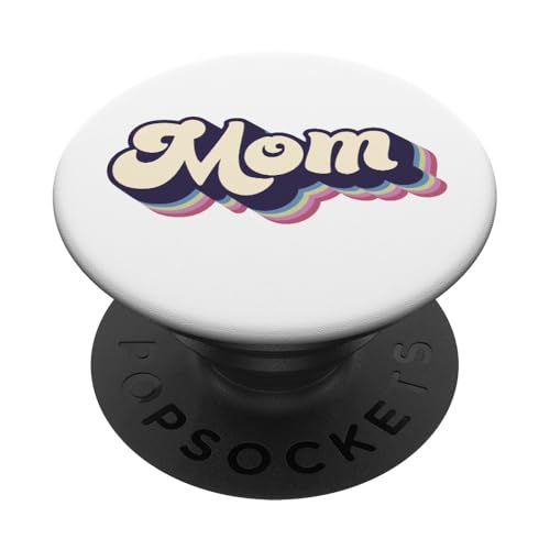 Mamá Retro Madre Día De La Madre Embarazo Anuncio Mamá PopSockets PopGrip Adhesivo