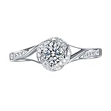 ➌ ♥ VERLOBUNGSRING DAMEN ♥ 100% neue Marke & ausgezeichnete Qualität; Zierlich und einzigartig, Trauring, Ehering und Verlobungsring für Frauen und Mädchen.