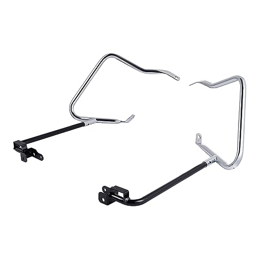 Guardas traseras para alforjas Harley Advanblack cromadas miniatura 4