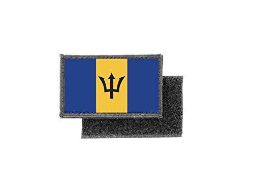 Flag Patch Printed Badge Country Barbados