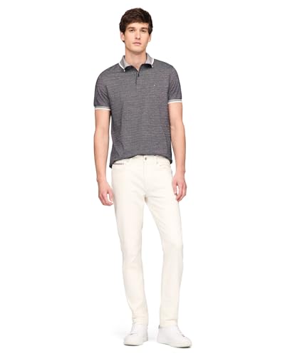 Image of Tommy Hilfiger Mens Short Sleeve Casual Polo Shirts in Regular Fit with Liquid Cotton