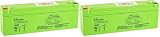 U-Power Batería AGM 12V 2.2Ah – Sellada Recargable Plomo-Ácido VRLA – para Alarmas, Juguetes Eléctricos y Más – Terminal Faston F1 (4.8 mm) (Paquete de 2)