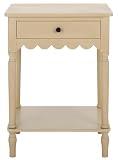 SAFAVIEH Home Collection &ndash; Haven Natural Accent Table with Drawer & Shelf...