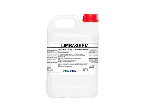 Detergente desinfectante bactericida para eliminar gérmenes y microorganismos Garrafa de 5 Litros LIMBAGERM