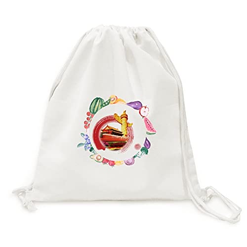 Sac en tissu pliable huabiao tiananmen pour en finir avec les cabas fragiles