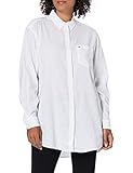 Número de modelo: DW0DW09759 Tommy Jeans TJW Relaxed Long Shirt Camisa, blanco, M para Mujer