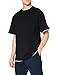 Produktbild Urban Classics Herren Bekleidung Contrast Tall Tee T shirt, Schwarz (Blk/Wht), 6XL Große Größen EU
