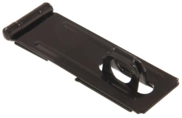 Image of 4.5 in. Fixed Staple Safety Hasp Black