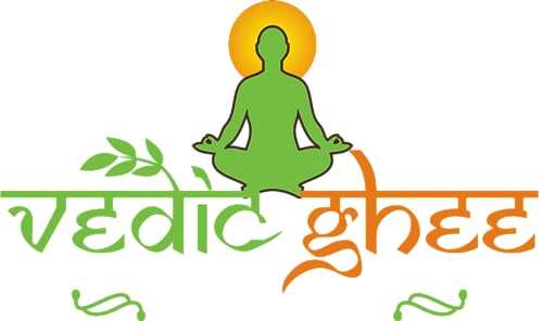 Vedic Ghee Premium A2 Gir Cow Cultured Desi Ghee from Kesariya Farm | Vedic Bilona Two Way Churned | Indian Gir Cow Ghee, Pure A2 Ghee, Natural & Healthy, Non-GMO | Lab Certified (4 Liters)