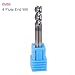 High Stability AlTiN Coated 4 Flute Solid Carbide End Mill for HPC Applications in Industrial Milling Processes (6mm)