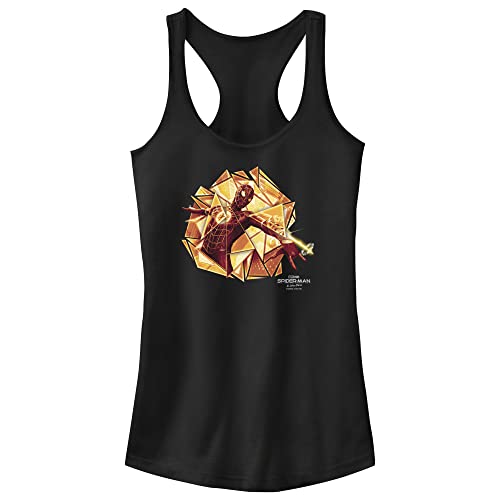 T-Shirt Marvel Gold Web Shot Femme coupe ajustée et motif doré résistant