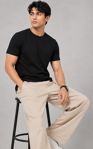 Image of London Hills T Shirt For Man | Men Round Neck Tshirts | Tshirt Shirts Men | Gym T Shirts For mens Workout | T-shirts For Man Cotton Stylish Round Neck T Shirt Half Sleeve Regular Fit Solid Multicolour