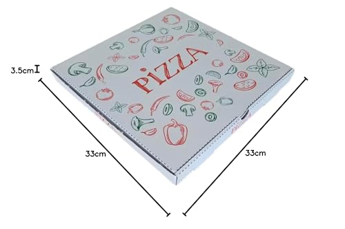 METRO Professional Boîtes à Pizza, 33 x 33 x 3,5 cm, Lot de 100, Carton Premium – vue 4