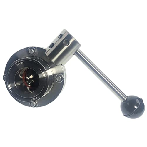 Vanne sanitaire inox SS304 19mm avec joint silicone durable - 6
