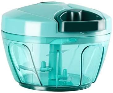 S_E New Handy Mini Plastic Chopper with 3 Blades, (Multi-Color)