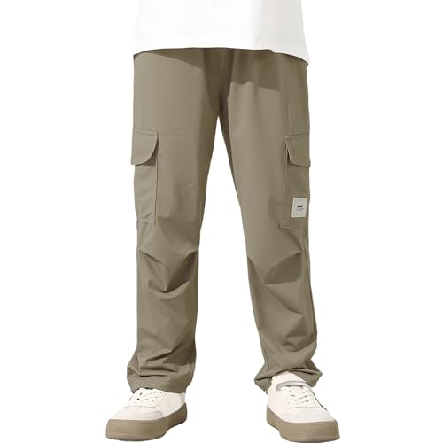 Pantalon cargo séchage rapide enfant avec poches sport plein air