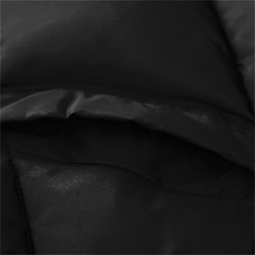 Hooded Puffer Jacket for Kids Boys Zip Up Winter Warm Quilted Fleece Coat Padded Lined Thick Outerwear with Pockets3