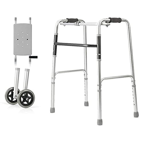 ウォーキングフレームウォーカー、折りたたみ式軽量アルミニウム歩行補助具高さ調節可能高齢者障害者ステッキ高齢者ウォーカー (サイズ さいず : C) Thoughtful