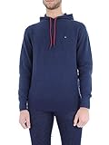 Tommy Hilfiger Blau Strukturierter Pullover aus Baumwoll-Mesh