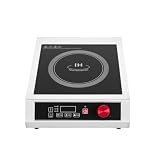 Piastra di cottura a induzione professionale 3500W, multiuso commerciale, riscaldamento rapido, impostazioni precise, alta sicurezza, ristorante Pub catering, doppia bobina IGBT