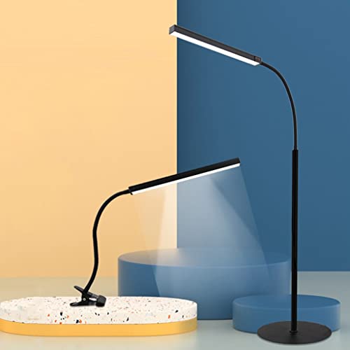 Lampe sur pied portable LED 2 en 1 flexible pour soulager la fatigue visuelle au bureau