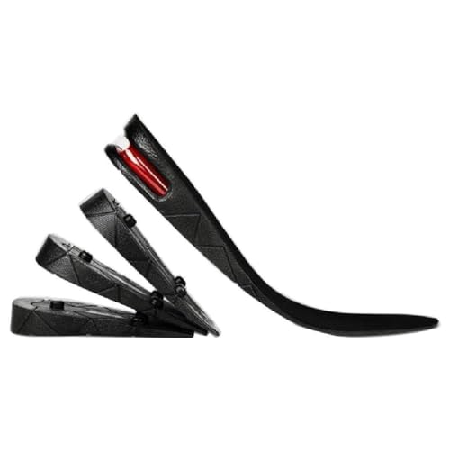 Necvior Height Increase Insole Cushion Elastic Shock Absorbing Shoe Insoles Breathable Shoe Height Inserts For Men Women Height 