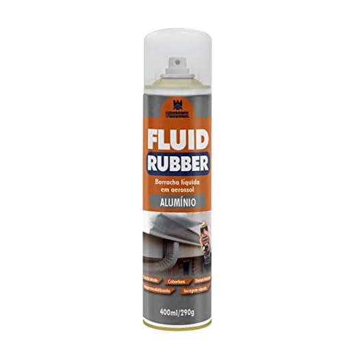 Borracha Líquida Alumínio 400ml/290g - Fluid Rubber
