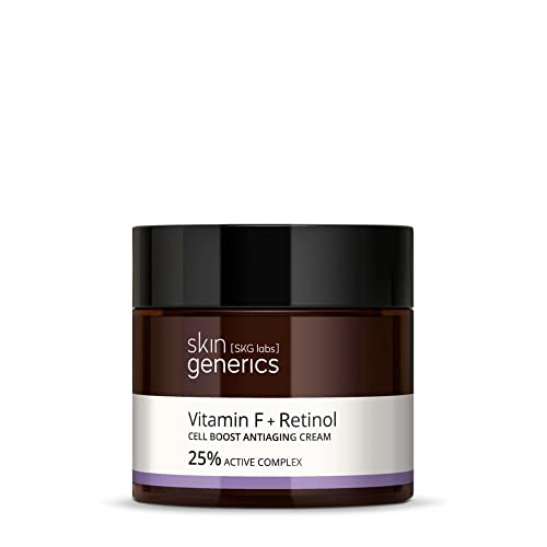 Skin Generics | Regenerierende Gesichtscreme 50 ml | Vitamin F 25% Aktivkomplex & Hyaluronsäure | Gesichtscreme für Damen | Spendet Ausstrahlung, fördert die Elastizität und eliminiert freie Radikale Cover