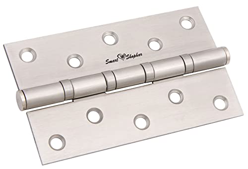 Image of Smart Shophar Stainless Steel Bearing Hinge 3X1X2 Inches, Pack of 1, Smooth and Durable for All Doors