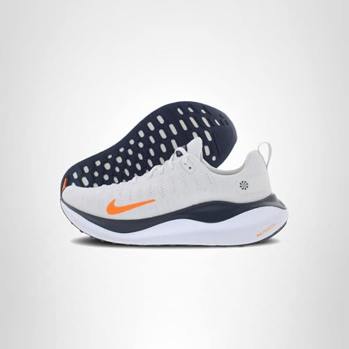 Nike Nike Reactx Infinity Run 4 Mens Shoes Size 11, Color: Platinum Tint/Total Orange-White