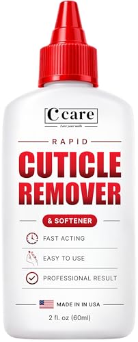 C CARE Rapid Cuticle Remover 2oz – Instant Professional Cuticle Remover Gel, Infused with Aloe...
