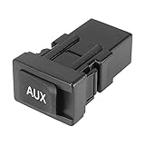 X AUTOHAUX 86190-06010 Car Aux Port Auxiliary Stereo Adapter Input Jack for Toyota Avalon Corolla Highlander RAV4 Sequoia Sienna Tacoma Tundra
