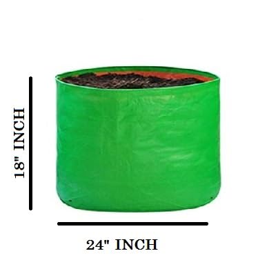 Image of Kingwell Grow Bag 24 X 18 INCH, PACK OF 5 For Terrace Garden Leafy Vegetable Plant Grow Bags Fruits Growing Containers For terrece Gardening (24 X 18 INCH, PACK OF 5)