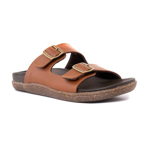 Image of Khadim's 1147933 Lightweight Durable Extra Soft Trendy Premium Stylish Casual Slip-On Sandals | Floaters For Men