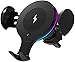 ALLSUN Wireless Car Charger, 10W/7.5W Qi Fast Charging Phone Charger Auto Clamp Phone Holder Air Vent Phone Mount Compatible iPhone 11/11 Pro/11 Pro Max/Xs Max/XS/XR/X/8/8+, Samsung S10/S10+/S9/S9+/S8