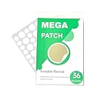 Mega Patch Hydrocolloid Pimple Patches for Face | 8mm & 12mm Acne Patches | Treatment for Zits, Blemishes Acne & Pimples on Face & Skin, Reduces Spot Risk | Invisible, Cruelty Free & Vegan (36ct)