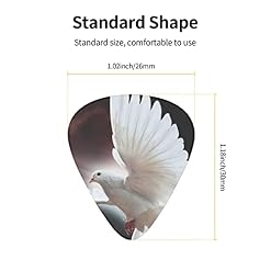Flying Dove Lot de 3 médiators en celluloïd coloré pour guitare basse, amateurs de musique, joueurs de guitare, guitares électriques et acoustiques 0,46 mm, 0,71 mm, 0,96 mm - Les Beatles, Paul McCartney, John Lennon, RIngo Starr, George Harrison Flying Dove Lot de 3 médiators en celluloïd coloré pour guitare basse, amateurs de musique, joueurs de guitare, guitares électriques et acoustiques 0,46 mm, 0,71 mm, 0,96 mm – Image 4