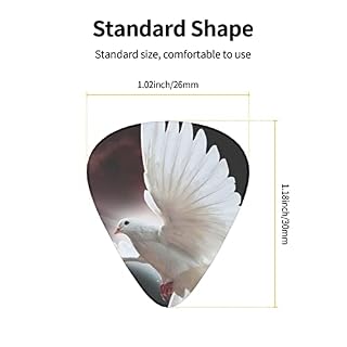 Flying Dove Lot de 3 médiators en celluloïd coloré pour guitare basse, amateurs de musique, joueurs de guitare, guitares électriques et acoustiques 0,46 mm, 0,71 mm, 0,96 mm - Les Beatles, Paul McCartney, John Lennon, RIngo Starr, George Harrison Flying Dove Lot de 3 médiators en celluloïd coloré pour guitare basse, amateurs de musique, joueurs de guitare, guitares électriques et acoustiques 0,46 mm, 0,71 mm, 0,96 mm – Image 4