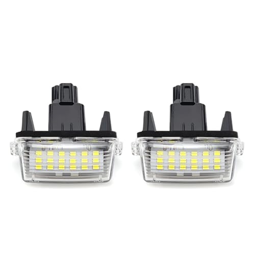 Luz de placa LED para Corolla Yaris Vios 2014-2016 lámpara trasera impermeable blanca