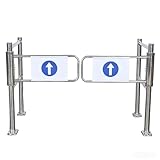 WXPGFEQ Tornello di Sicurezza Rotante per Mercato, Chiusura Automatica, Porta unidireziona...