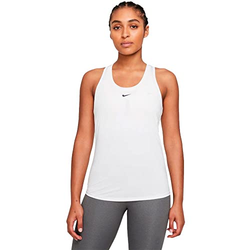 Nike DD0623 W NK One DF Slim Tank Vest Women's White/Black M