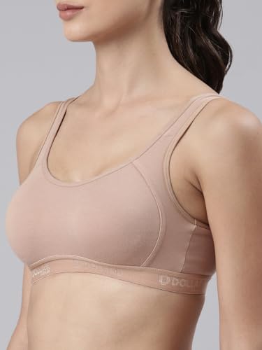 Image of Dollar Missy Pack of 2 Women's Cotton Wire-Free Moulded Sports Bra
