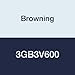 Browning 3GB3V600 Banded V-Belt, 3V Section, Rubber Compound, 60" Length, 3" Width, 3 Bands
