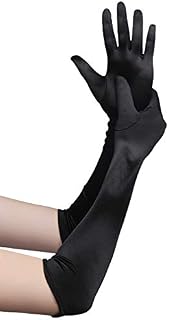 BABEYOND Long Evening Gloves Satin Elbow Gloves Bridal Fancy Dress Gloves Wedding Prom Opera Gloves 1920s Style for Women
