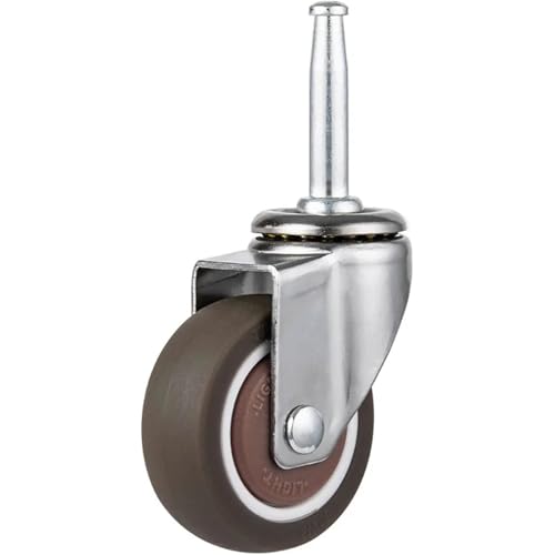 Roue de frein tube rond acier robuste pour lit de crèche 4 pièces