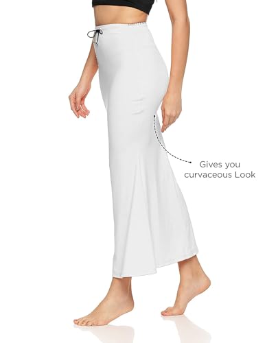 Image of Women's Saree Silhouette I Saree Shapewear Flare Petticoat for Women, Lycra Cotton Blended, Petticoat, Skirts for Women, Shape Wear Dress for Saree