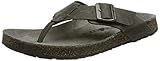 rio 1/43 Vegetabil gegerbtes Leder Haflinger Unisex Bio Rio Sandale, Anthrazit, 43 EU