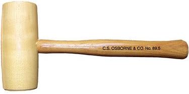 C. S. Osborne No. 89.5-2 Barrel Shaped Hickory Mallet, 24 OZ (MPN #61012)